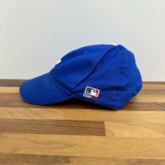 LA Dodgers Baseball Cap Blue white embroidered logo One size adjustable - Picture 3 of 9
